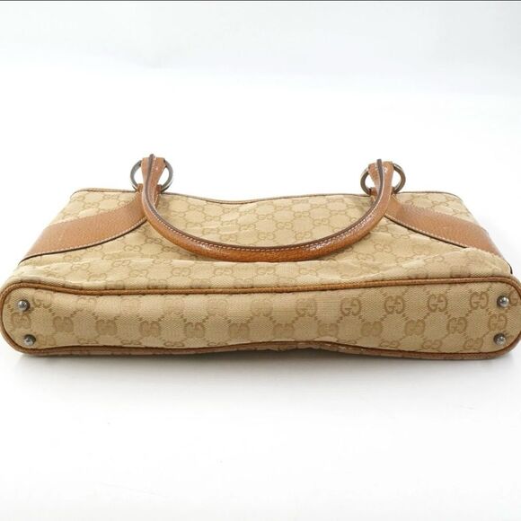 Gucci Vintage Gucci GG canvas Women Brown Tote Bags Pre Loved - Picture 3 of 14